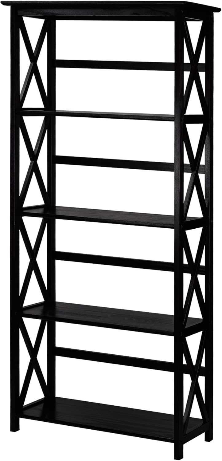 White 5-Shelf Bookcase B2363
