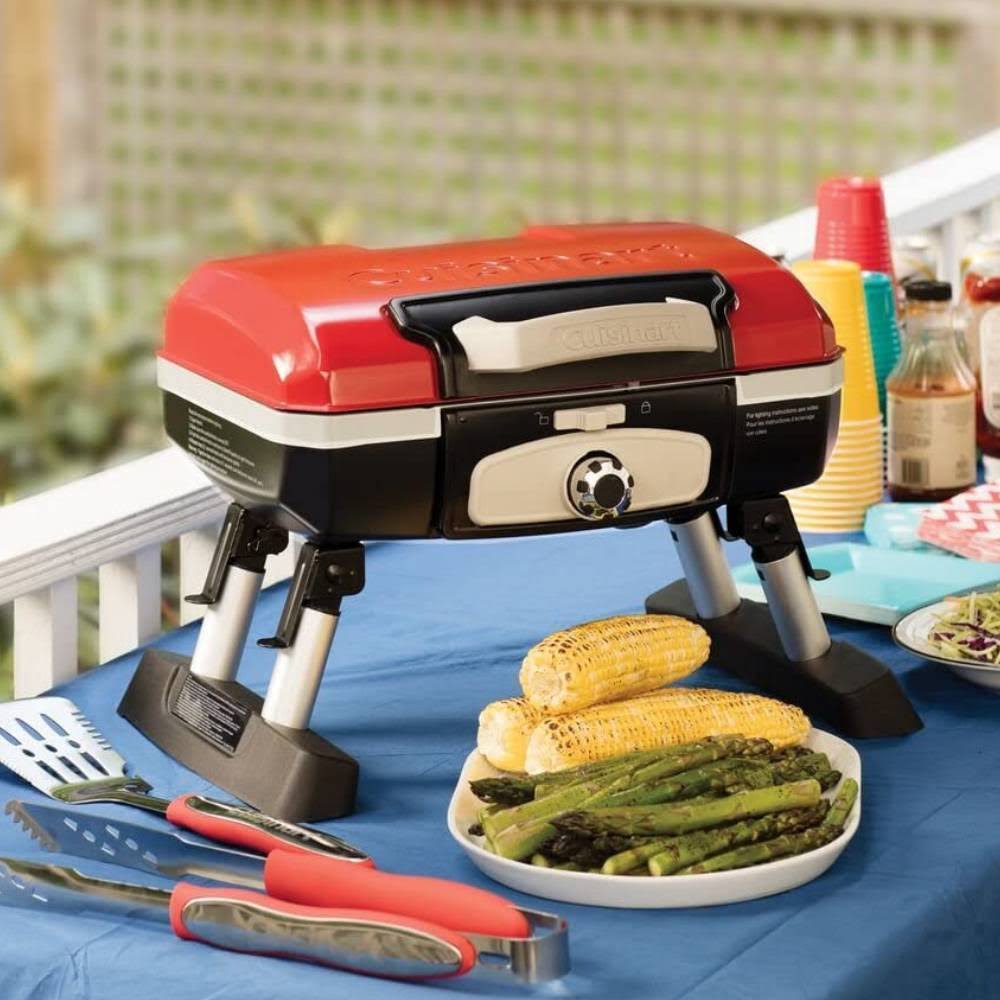 Red Portable Tabletop Gas Grill O54260