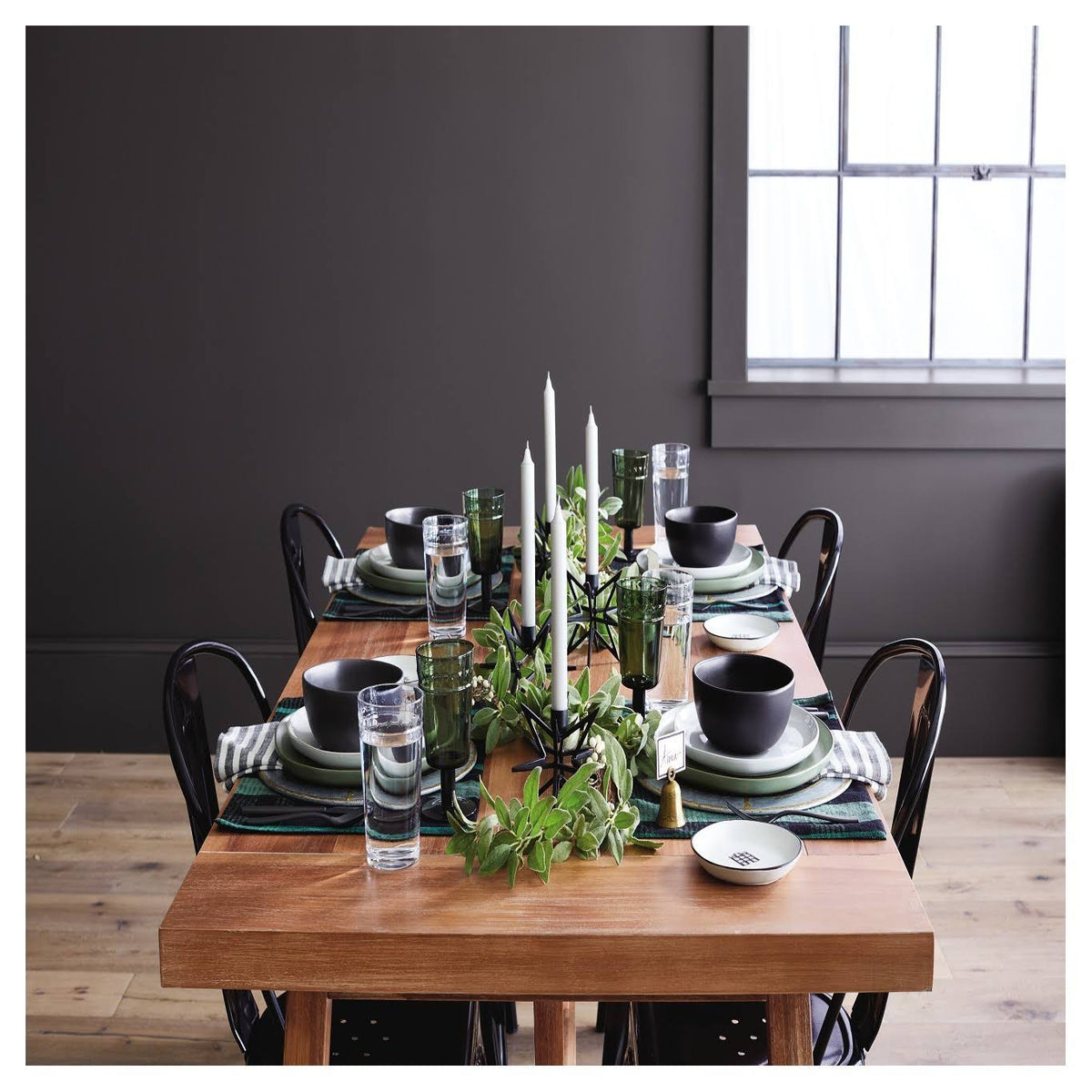 Black High Back Dining Chair Set of 2 E452083