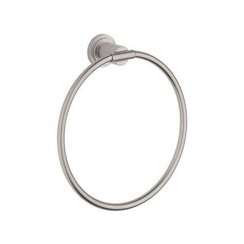 Infinity Satin Nickel Towel Ring M2544