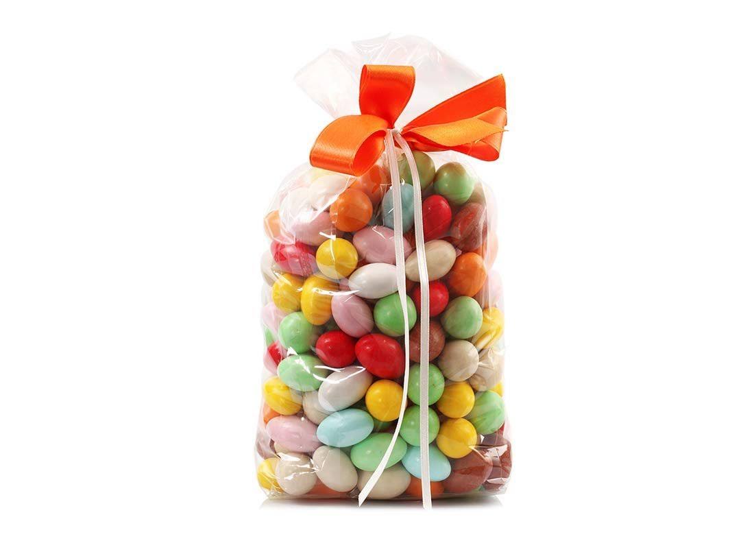 1000 Pack Clear Gusseted Poly Bags 1 Mil K321
