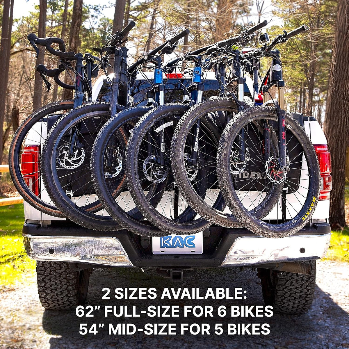 Bike Tailgate Pad with 2 Storage Pockets, 5 Bike Capacity O9535