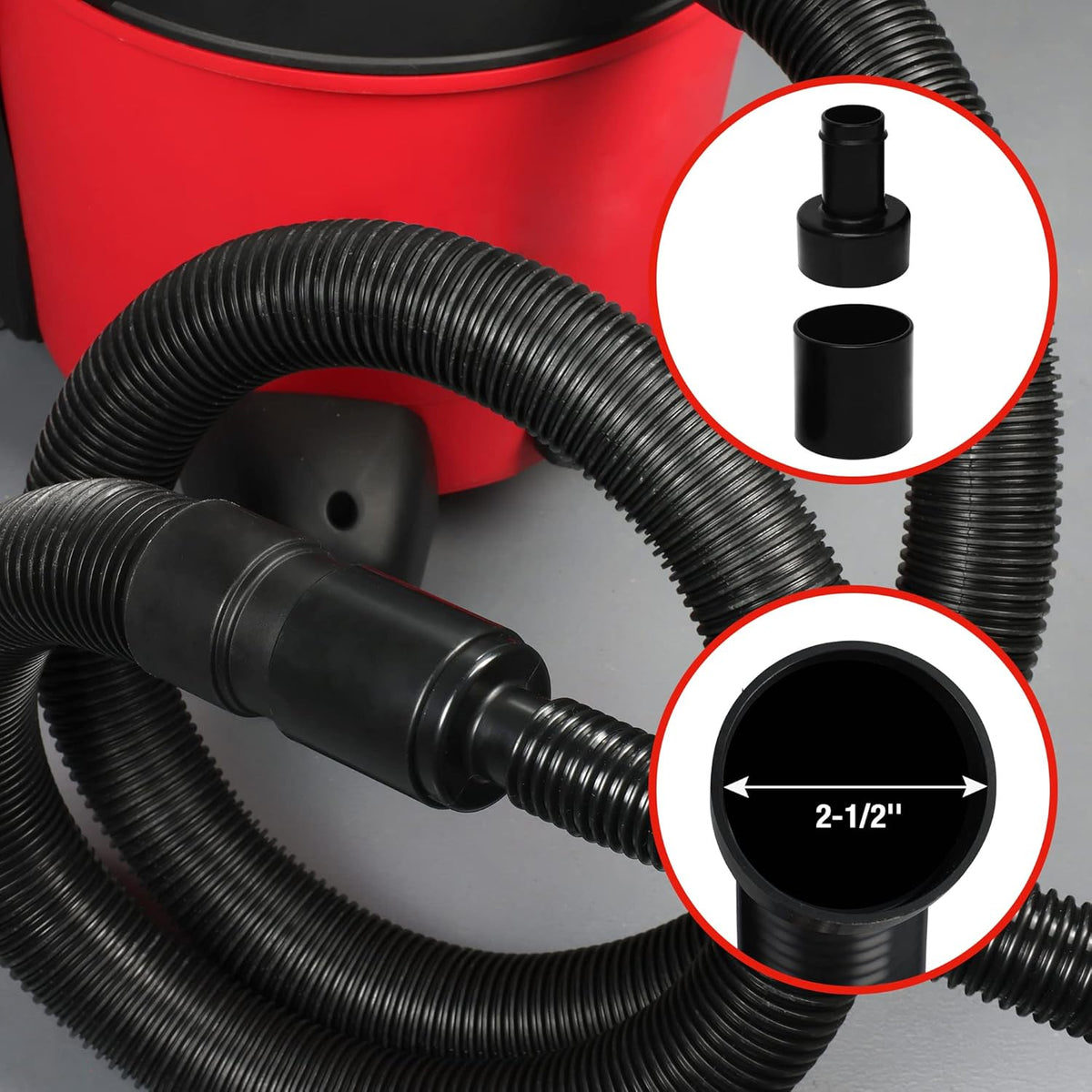 Dust Free Hand Sander with 6.5ft Hose U543