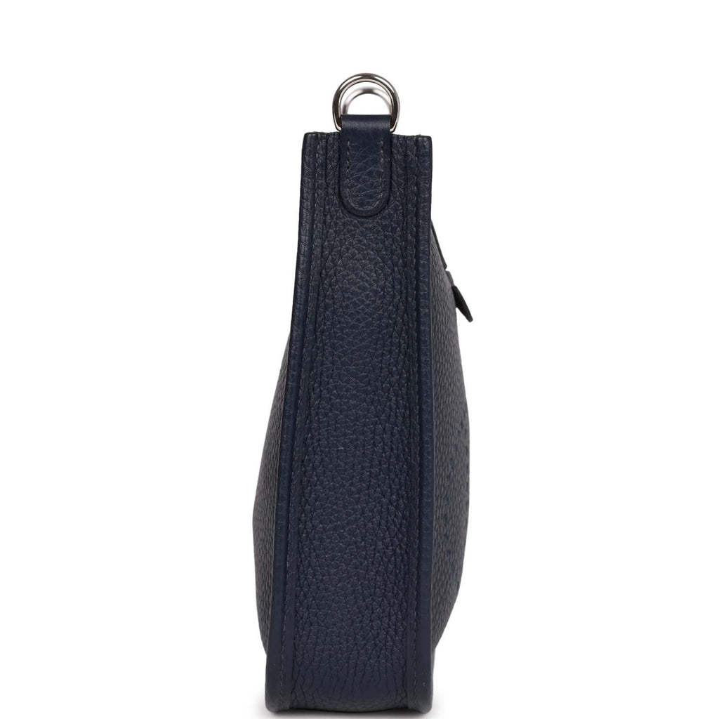 Bleu Nuit Clemence Leather Bag Q5125