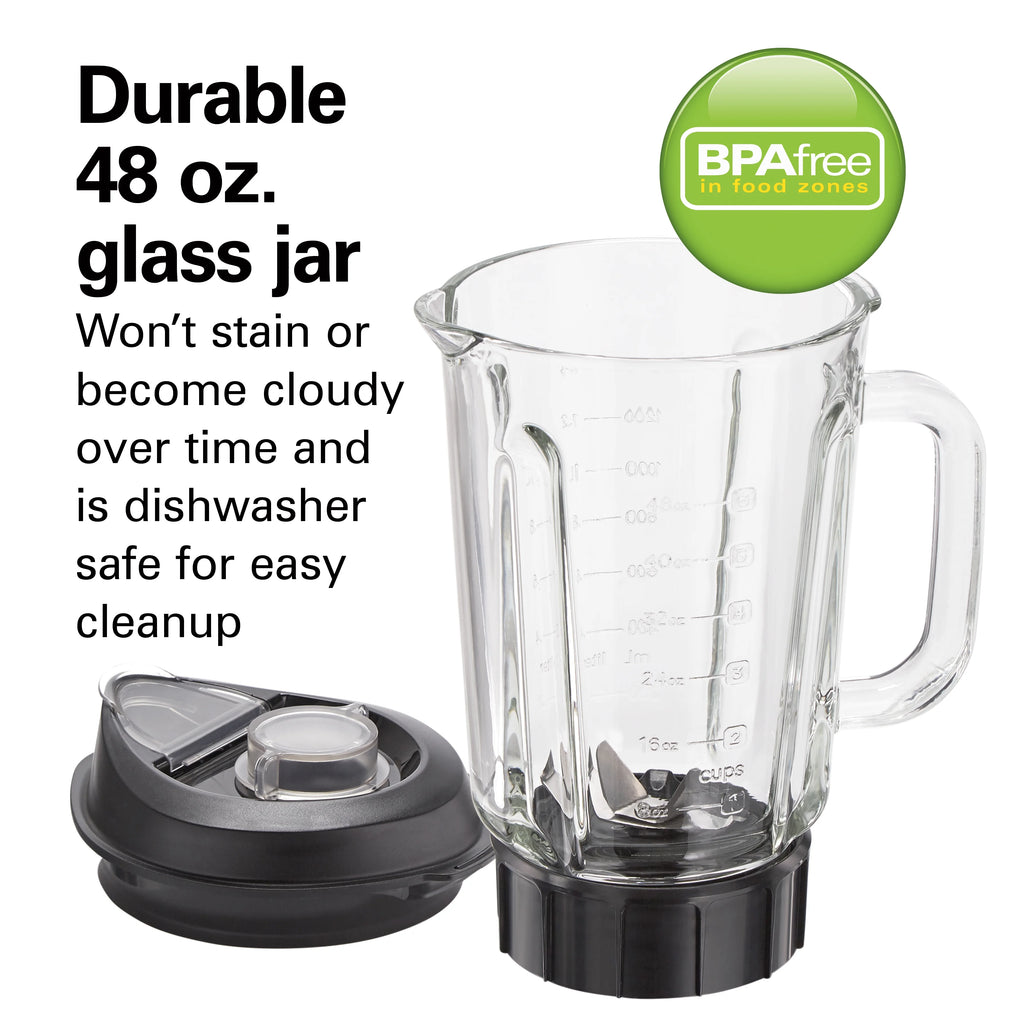 48oz BPA-Free Glass Jar Blender S95737