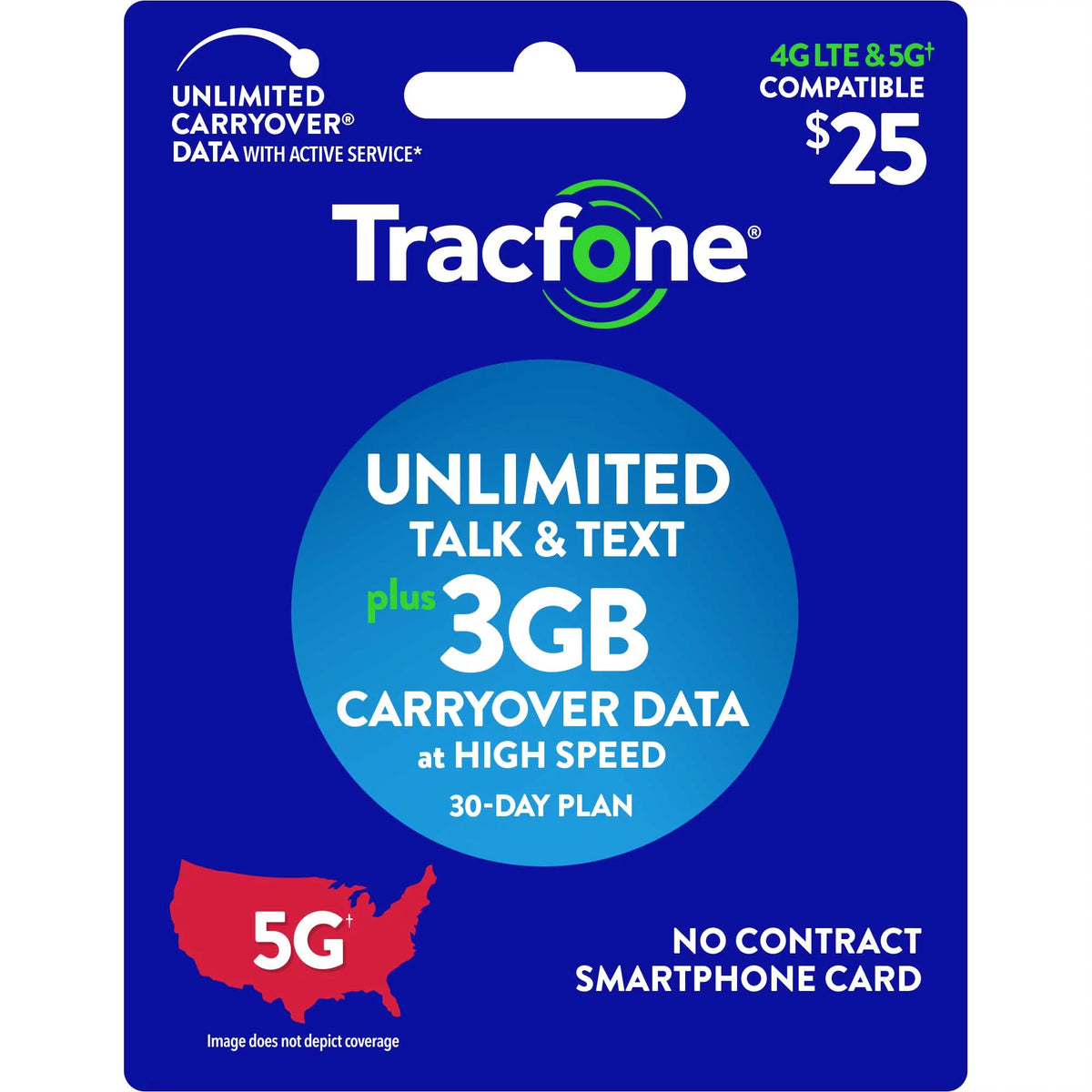 30-Day Prepaid Plan with 3GB High Speed Data C1872