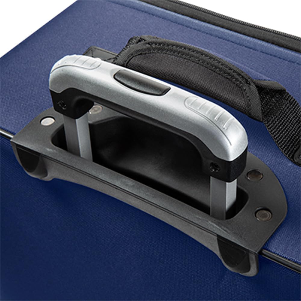 Softside Carry-On Luggage with Wheels, 20 inch, Surf Blue R221