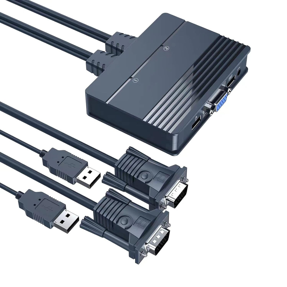 2 Port 4K60Hz USB DP KVM Switch Pack of 2 M487583