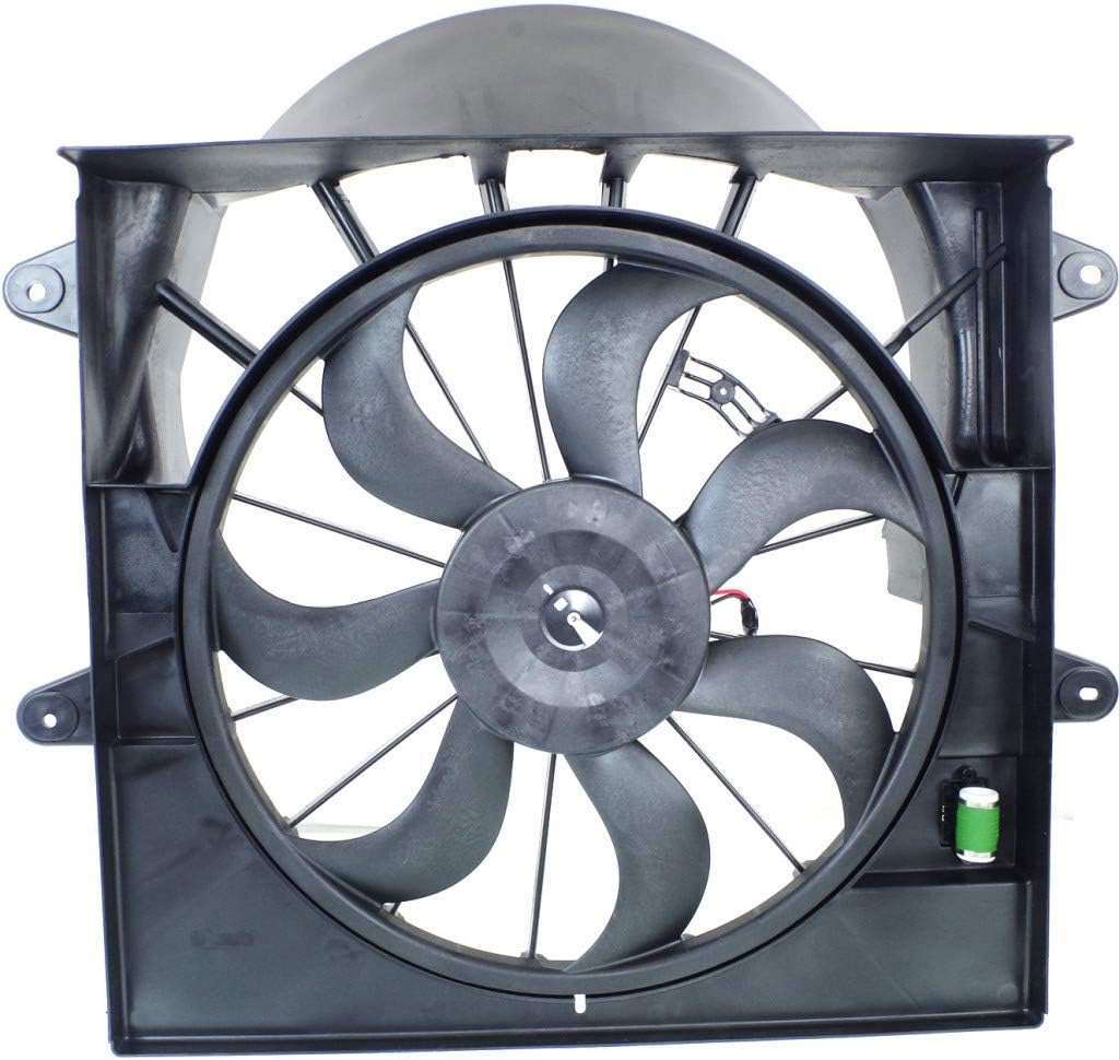 Radiator Fan for Jeep Grand Cherokee 2009 2010 Single Fan 3.7L 4.7L Engine F419