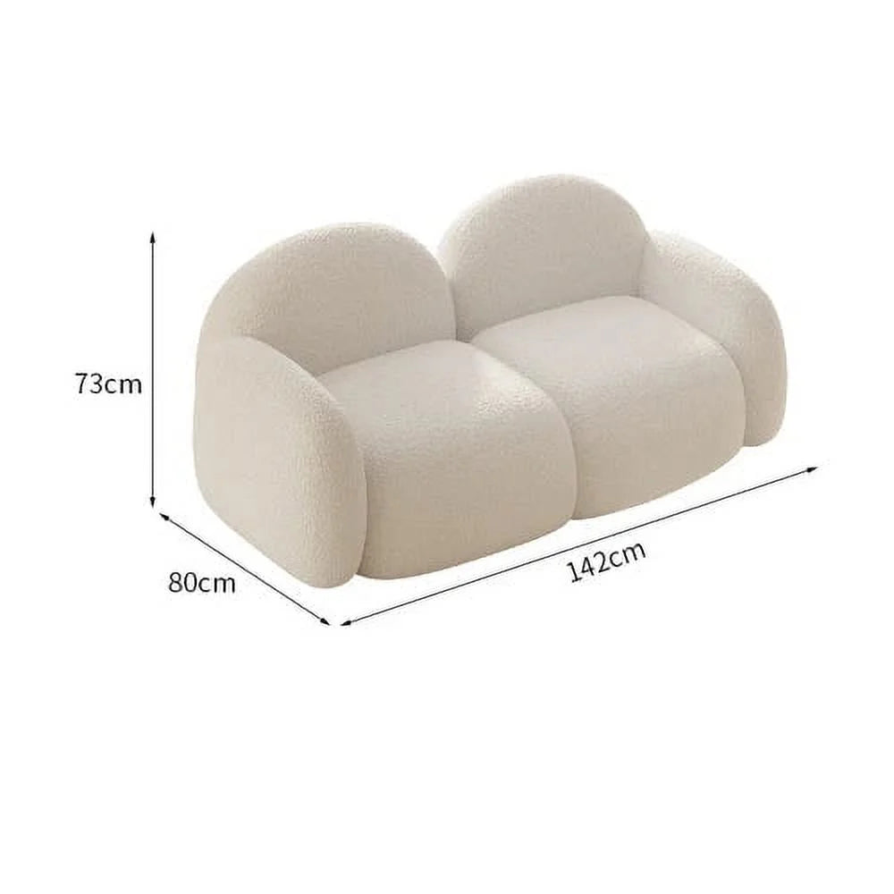 White Velvet Sofa P554668