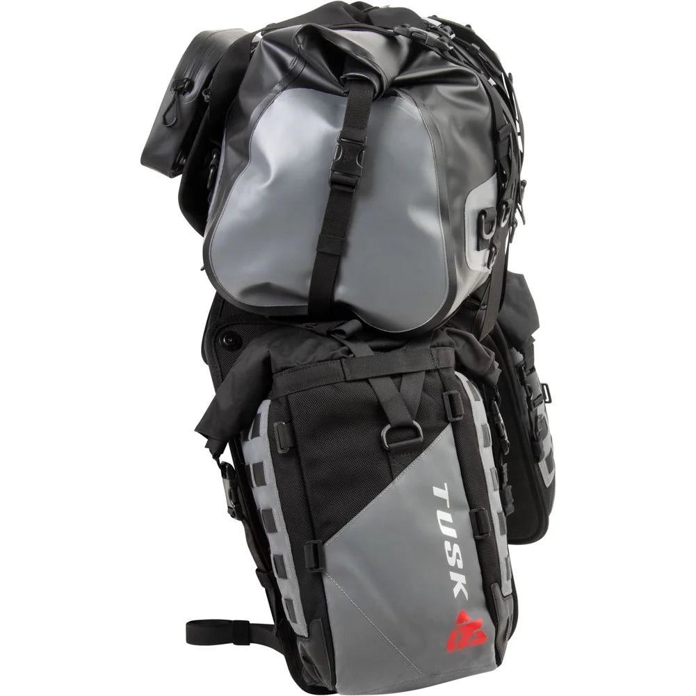 Rackless Luggage System with Medium Dry Duffel Tail Bag Standard Heat Shield I3397