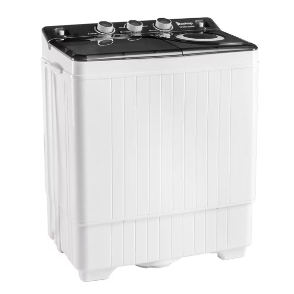 Semi-automatic Twin Tub Washing Machine, White & Black R27103