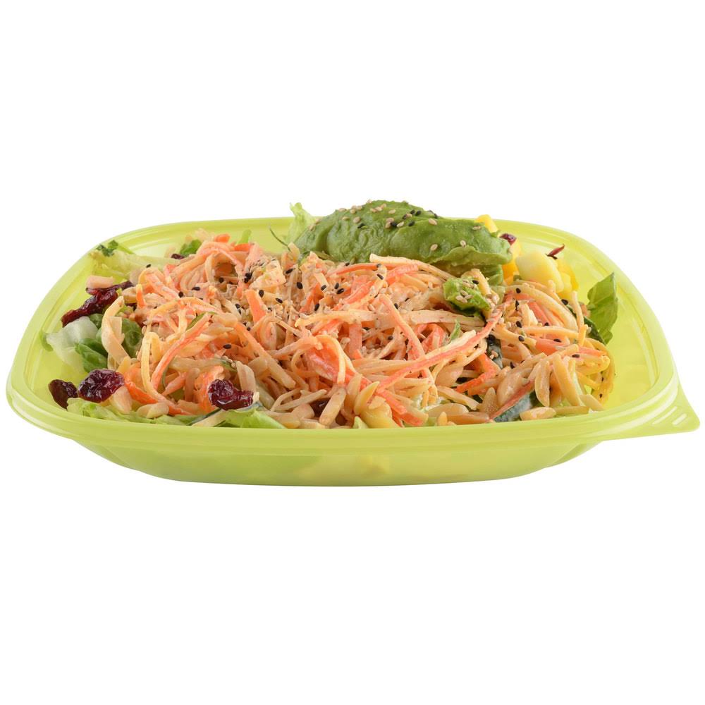 32 oz. Green Large Square Pet Plastic Bowl U503444