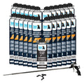 24/24oz Cans Polyurethane Adhesive with 40 inch Barrel Spray Gun and 16.9oz Cleaner with 14 Forked Guide Tip A3151