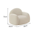 White Velvet Sofa P554668