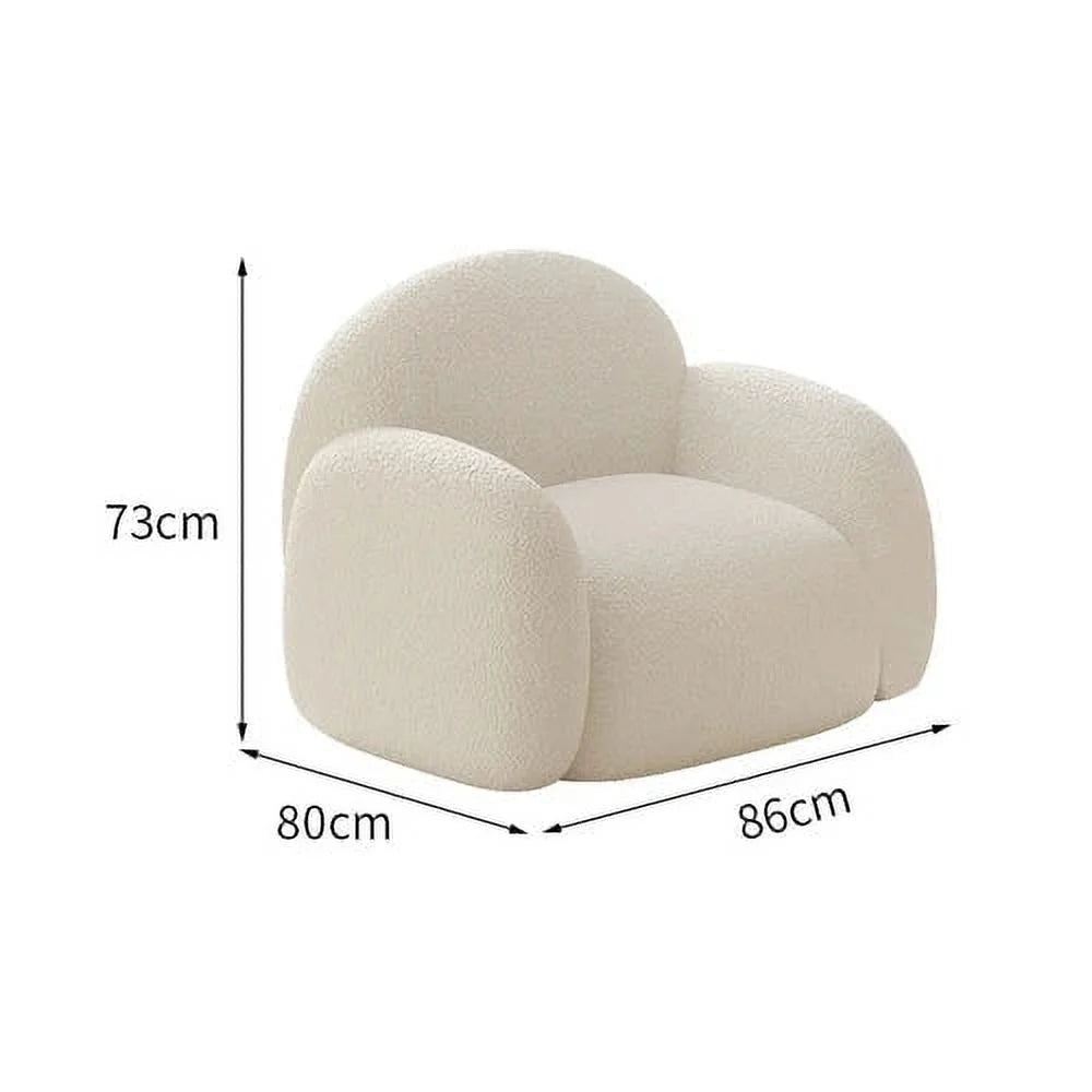 White Velvet Sofa P554668