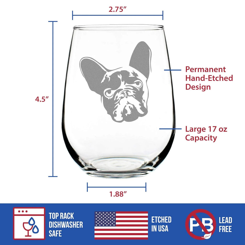 French Stemless Wine Glass 17 Oz K9937