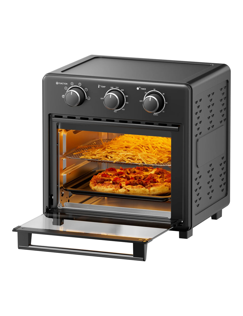 17QT Large Capacity 6-in-1 Air Fryer Toaster Oven T255162