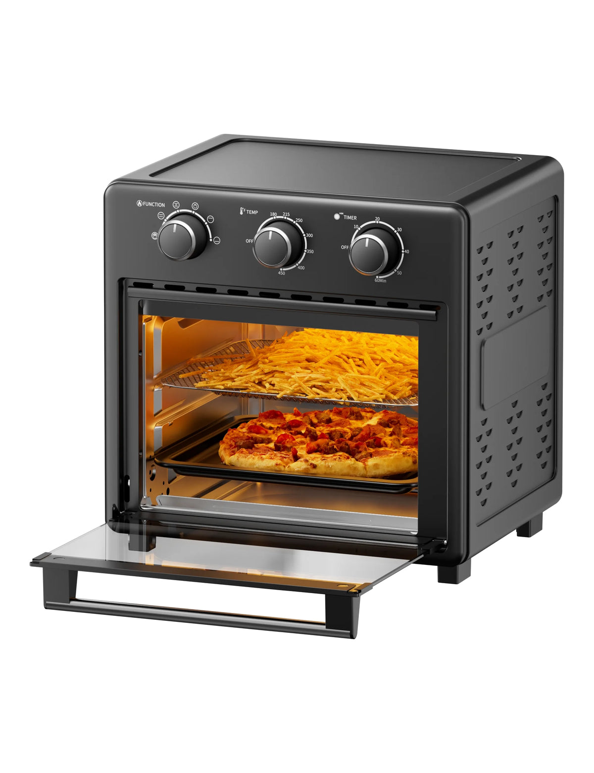 17QT Large Capacity 6-in-1 Air Fryer Toaster Oven T255162