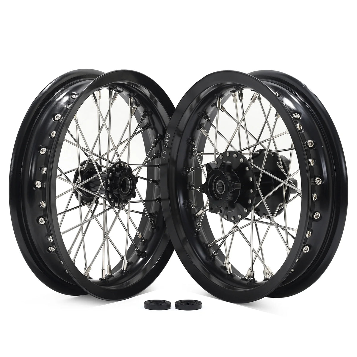 12"x2.15" Complete Wheels Rim Hubs for Electric Dirt Bike B4161