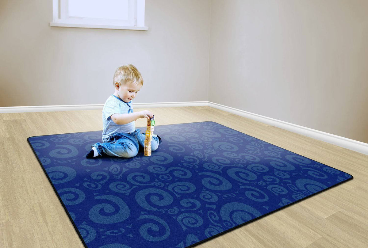 Blue Tone on Tone Carpet 10'6 x 13'2 S12298