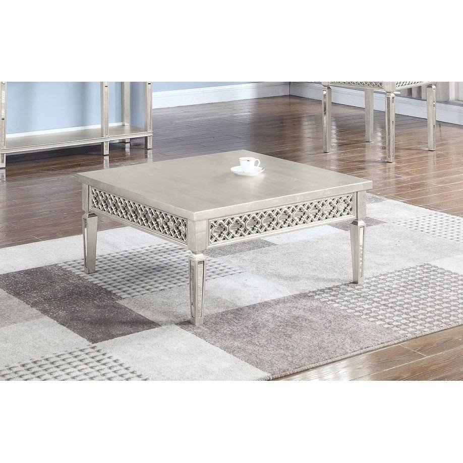 Square Coffee Table in Champagne Gold J54245