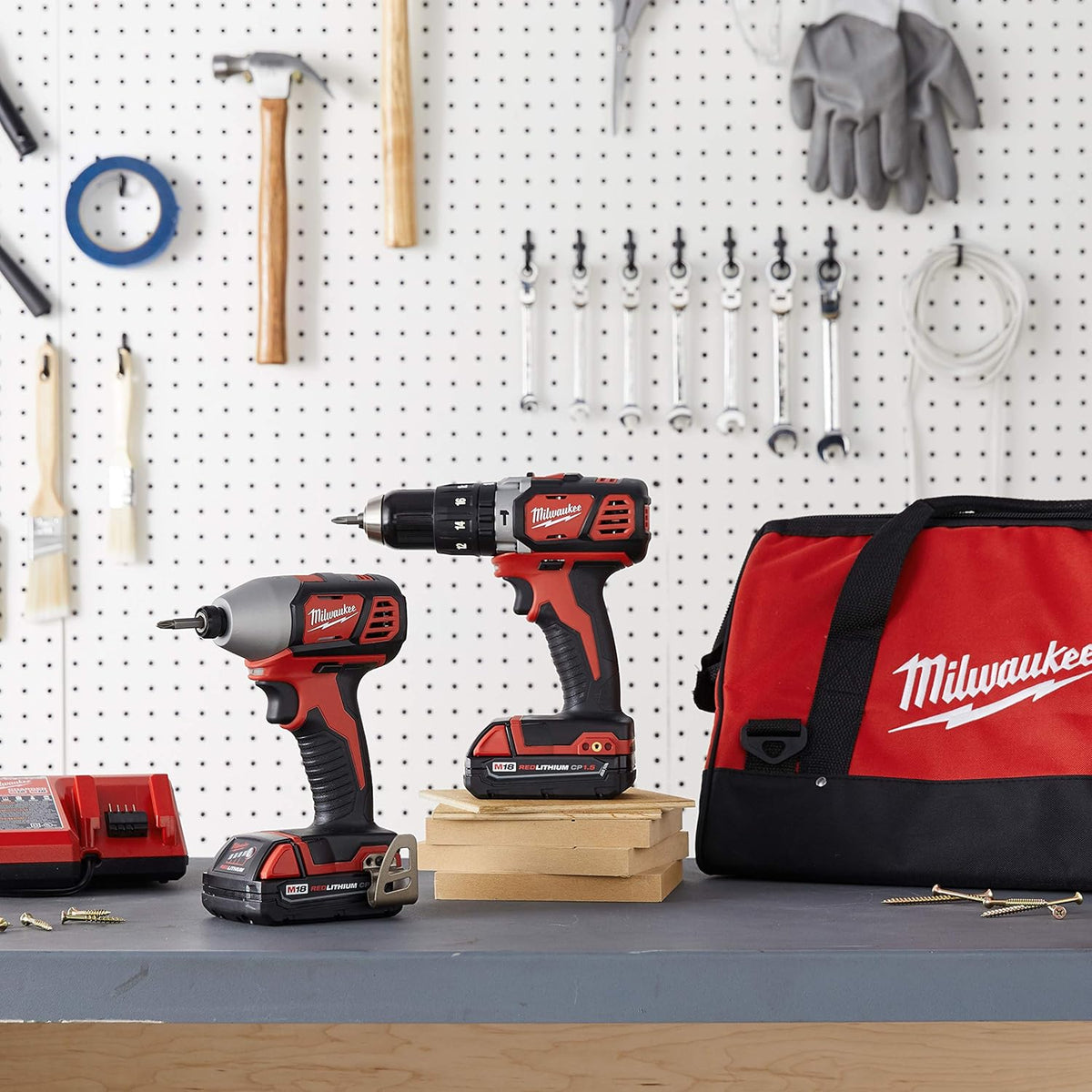 M18 Cordless Hammer Drill Impact Driver Combo Kit B45992