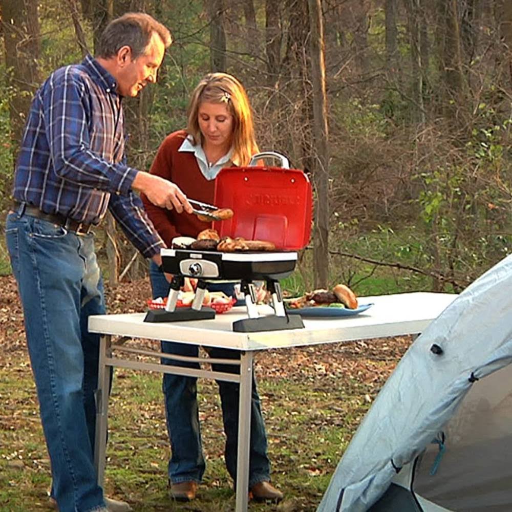Red Portable Tabletop Gas Grill O54260