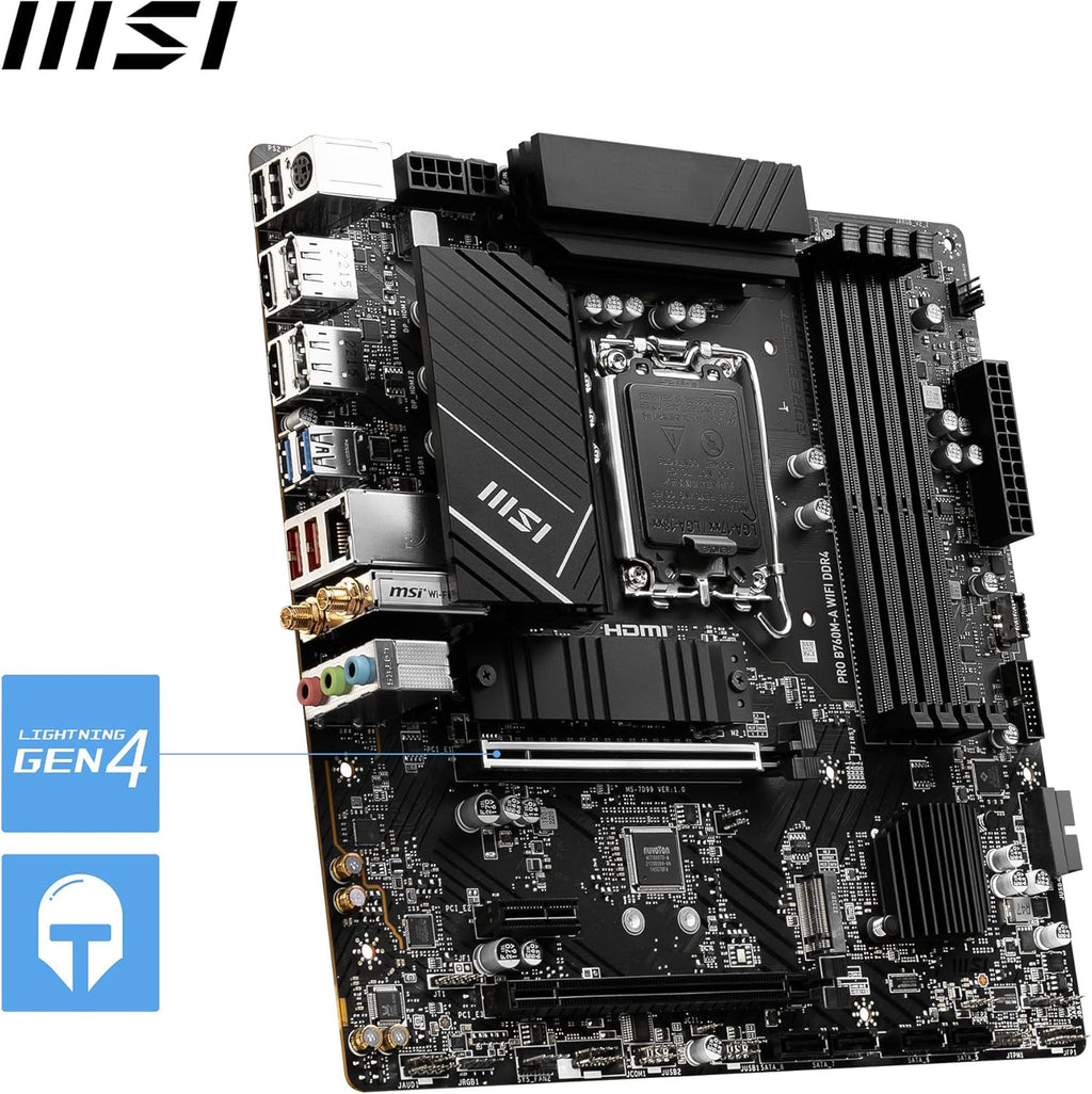 B760M-A WIFI DDR4 mATX Motherboard S717111