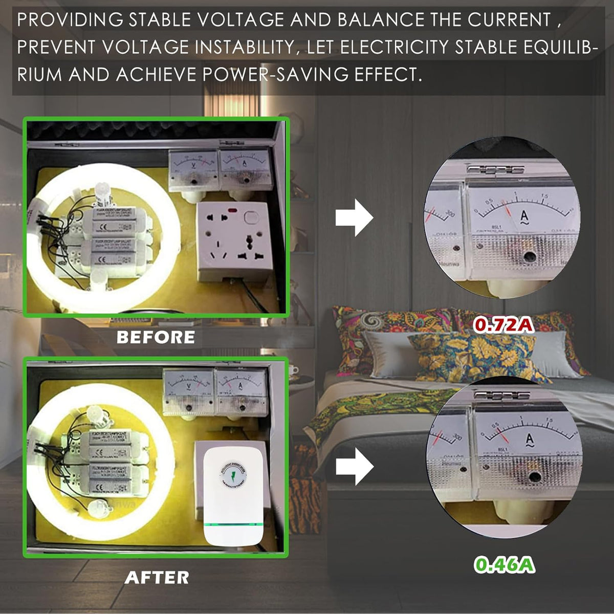 Energy Saving Device US Plug 90V-250V 30KW (6 PCS) S3601