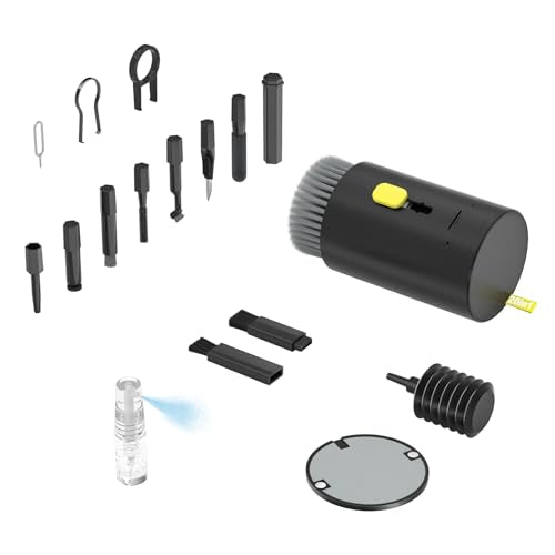 20 in 1 Keyboard Cleaner Kit with Retractable Big Brush and 2.5ml Mist Spray P256