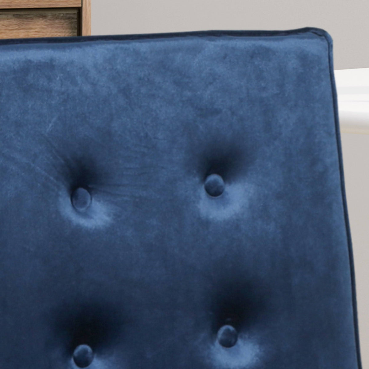Set of 2 Tufted Velvet Dining Chairs Black I7024