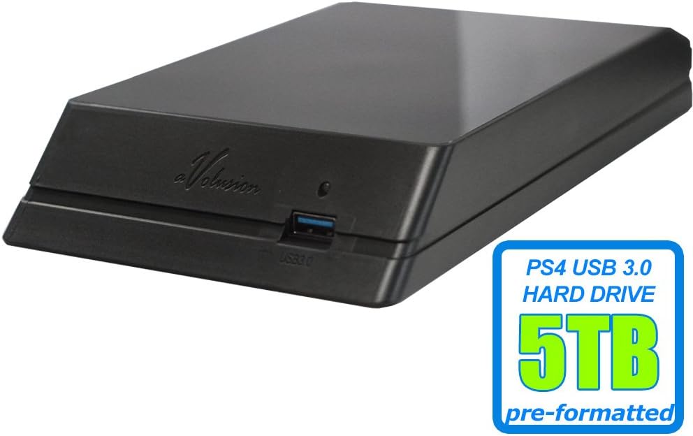5TB 7200RPM USB 3.0 External Gaming Hard Drive R9582