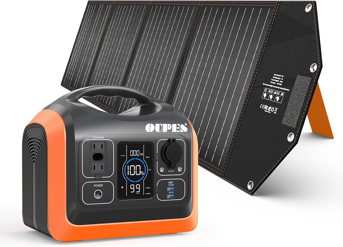 Solar Generator 1200W 992Wh LiFePO4 Battery Backup with 3 110V AC Outlet X922227