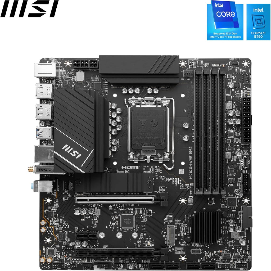 B760M-A WIFI DDR4 mATX Motherboard S717111