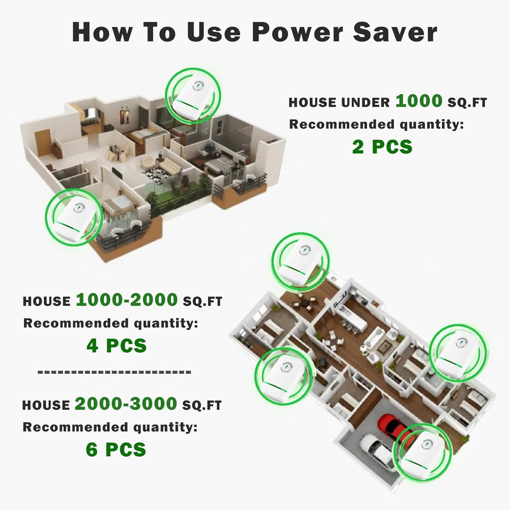 Energy Saving Device US Plug 90V-250V 30KW (6 PCS) S3601