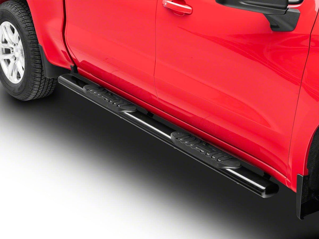 Black 5-Inch Oval Side Step Bars R872