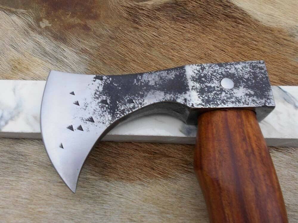 Long Hand Hammered Carbon Steel Axe G873