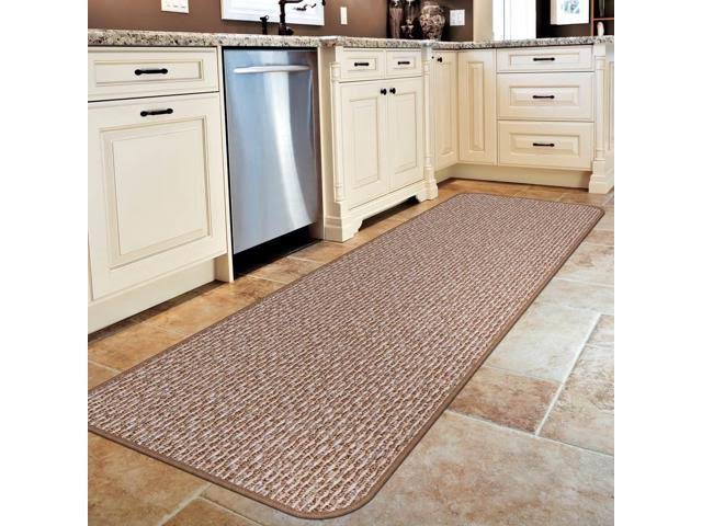 Praline Brown Skid-Resistant Carpet Runner Z941