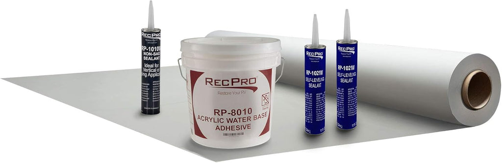 4.5' Wide RV Rubber Roof Kit 16ft Y999