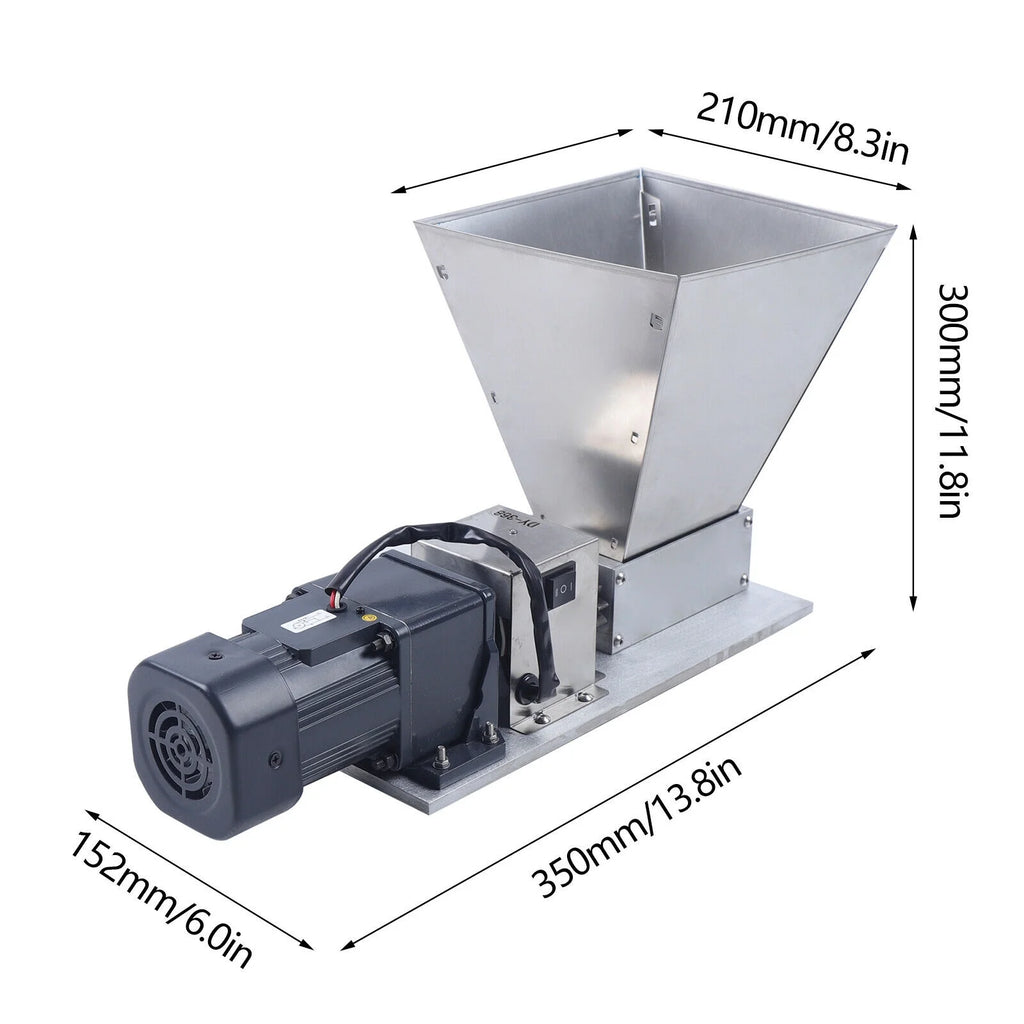 Electric Grain Mill 60W 110V 2 Roller Adjustable Roller K25051
