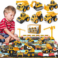 Pull Back Construction Vehicle Toys 45pcs Diecast V98726