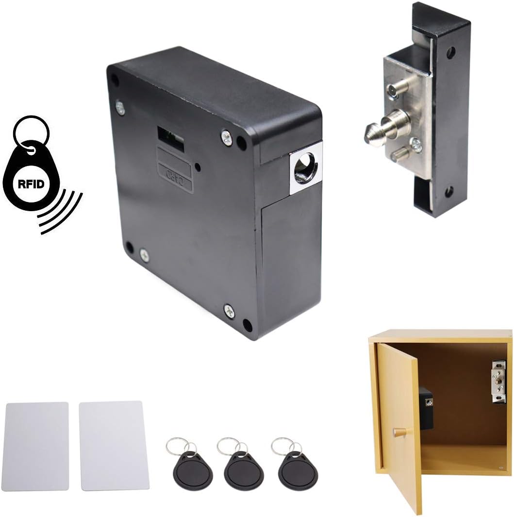 RFID Electronic Cabinet Lock with 5PCS IC Cards B182090