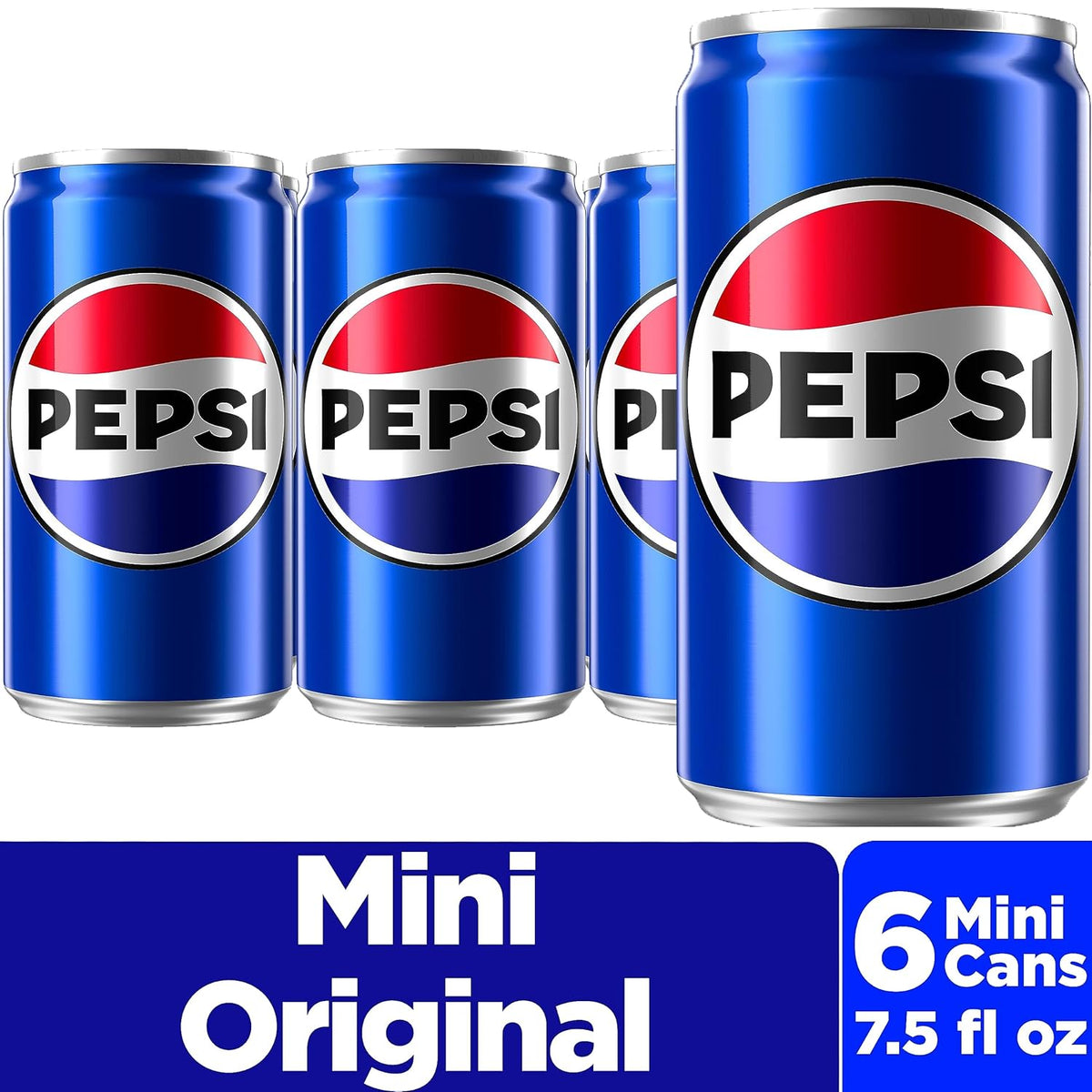 7.5oz Mini Cans Soda Pop (6 Pack) A2330