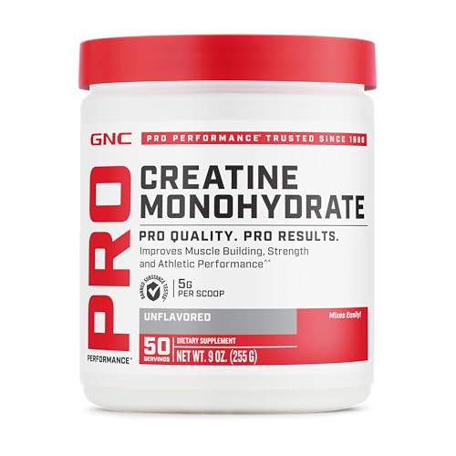 Creatine Monohydrate Powder, 5g Creatine Per Serving, 50 Servings H6538