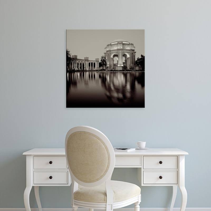 Premium Canvas Art 24 x 24 Classic Black Frame I9322