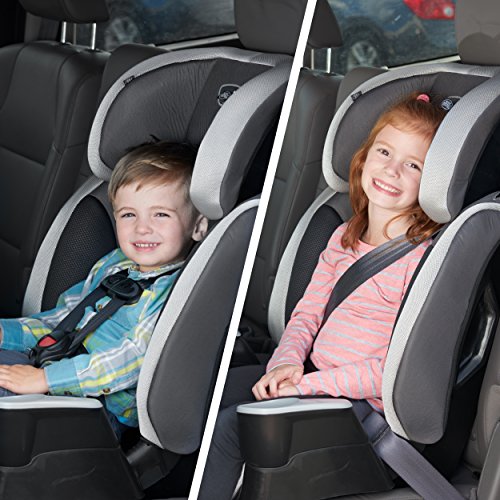 Harness Highback Booster Car Seat, Granite Gray, Polyester Q1135