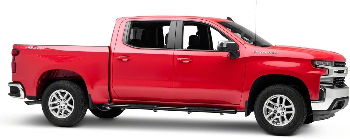 Black 5-Inch Oval Side Step Bars R872
