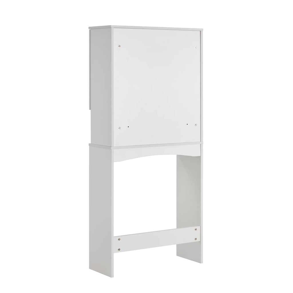 White Bathroom Shelf Over The Toilet Cabinet Organizer M2311