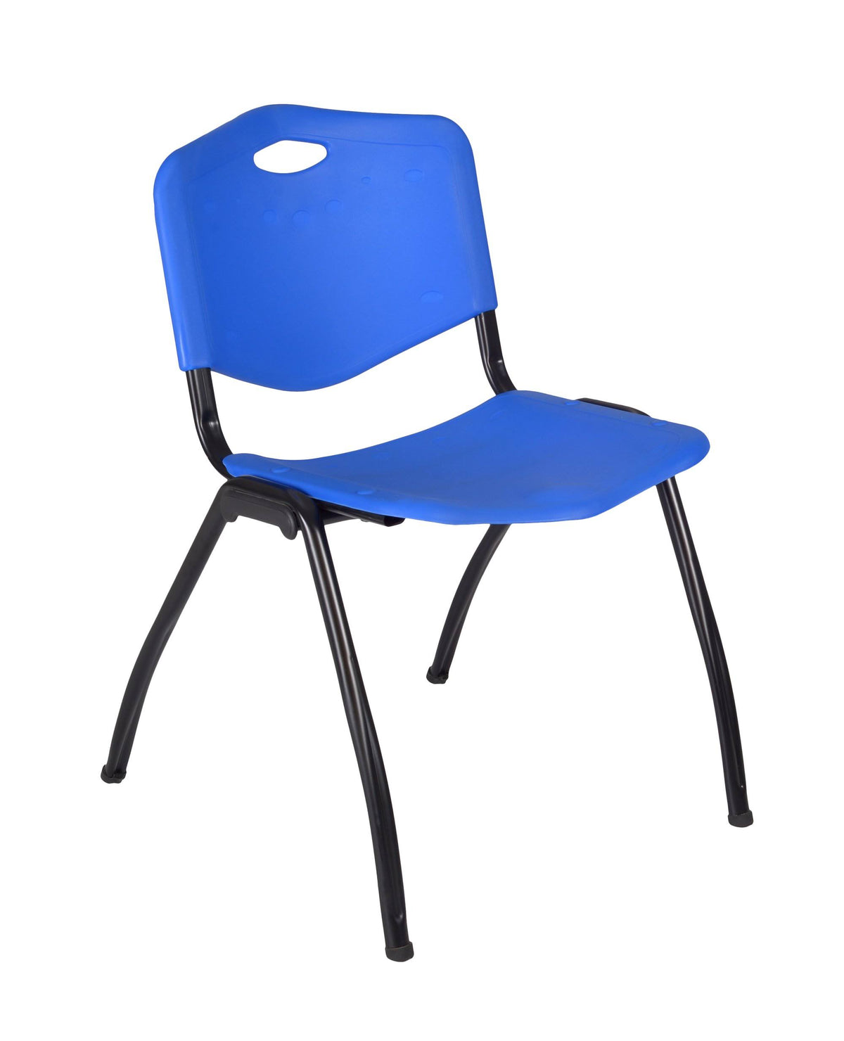 Round Breakroom Table & Stack Chairs Z39584